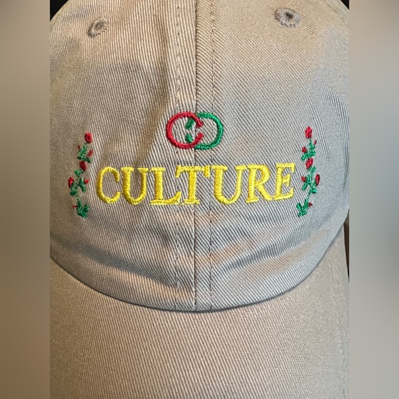 🧢 NWT! YRN Culture Tan Embroidered Hat - Picture 3 of 6